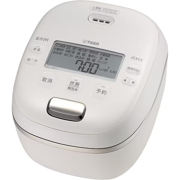 TIGER(タイガー) 3.5合炊き 炊きたて 圧力IHジャー炊飯器 『ご泡火炊き』 JRI･･･