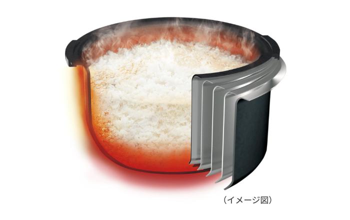 TIGER(タイガー) 1升炊き 圧力IHジャー炊飯器 『炊きたて』 JRI-H180-K (ブラック) 商品画像4：生活家電 ディープライス