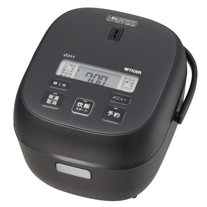 TIGER(タイガー) 3合炊き マイコン炊飯ジャー JBS-G055-KM (マットブラック)