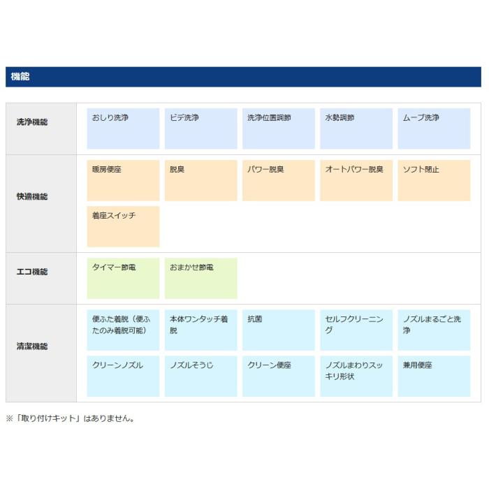 TOTO 瞬間式 温水洗浄便座 『ウォシュレット Kシリーズ』 TCF8CK69-SC1 (パステルアイボリー) 商品画像2：生活家電 ディープライス