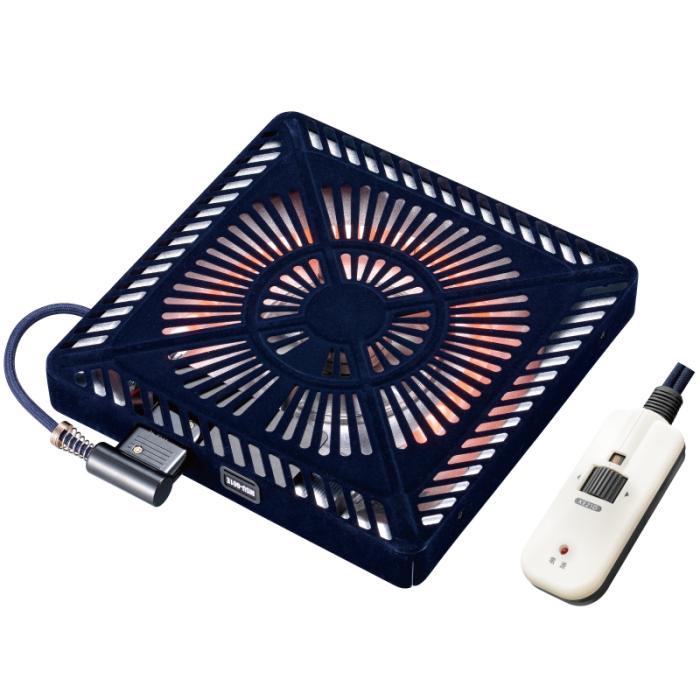 メトロ電気 600W 石英管温風ヒーター こたつ用取替ヒーター MSU-601E-DKB