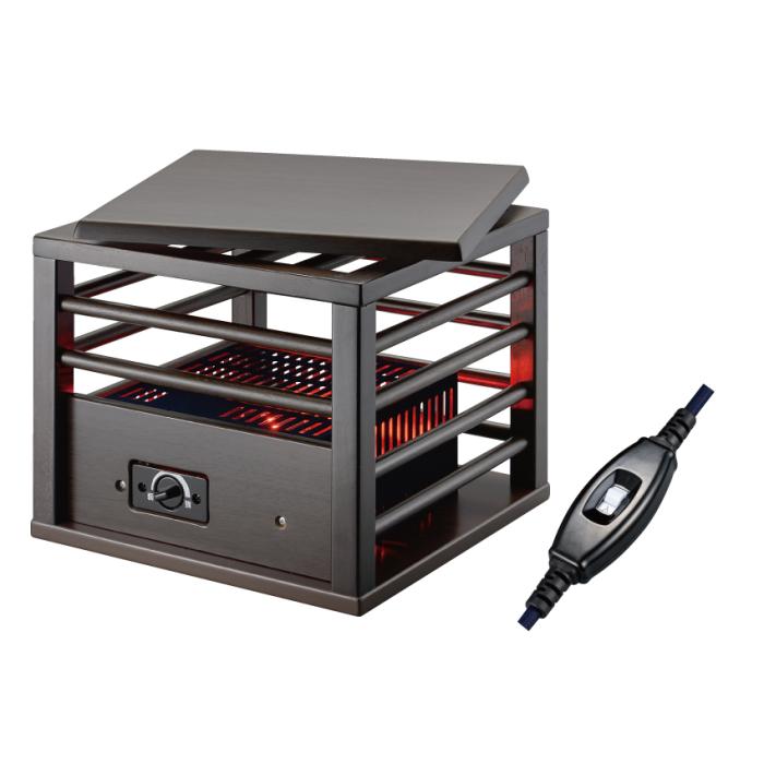 メトロ電気 滑り落ち防止天板付き コルチェヒーター 一人用こたつ MPQ-102B-B