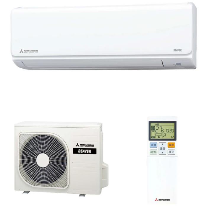 三菱重工 4.0kW 単相200V 主に14畳用 ルームエアコン 『ビーバーエアコン Tシリーズ』 SRK4026T2-W (ファインスノー)：生活家電 ディープライス