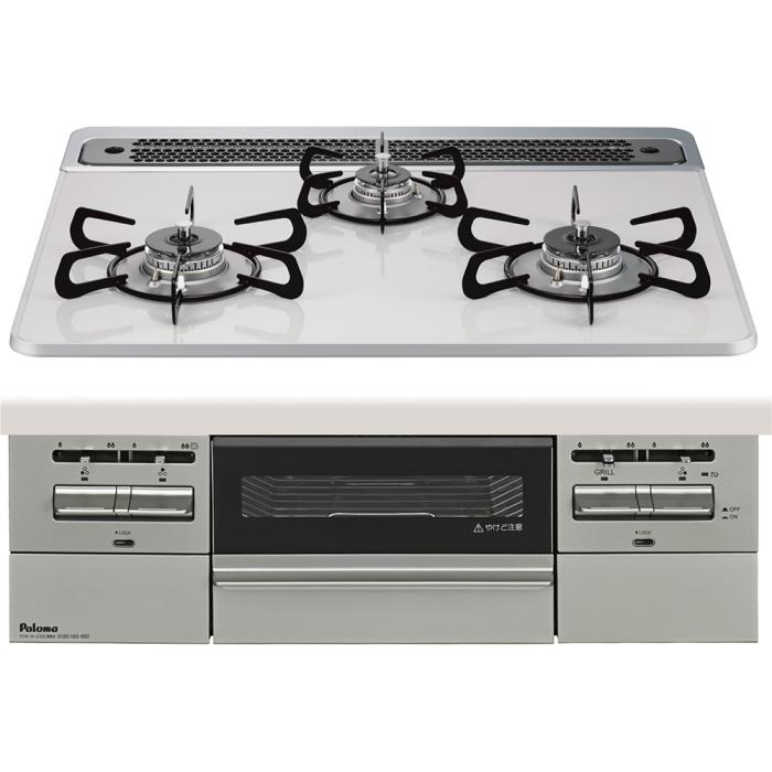 パロマ 幅60cm ビルトインガスコンロ 『BRilliO（ブリリオ）』 PD-743WS-60CV･･･