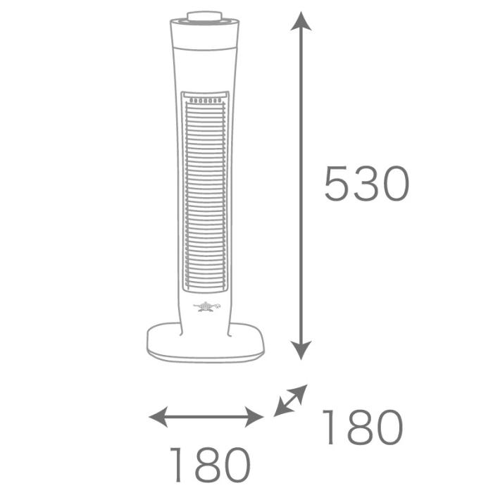 Aladdin(アラジン) 2段階切換 遠赤グラファイトヒーター AEH-G409N-W (ホワイト) 商品画像4：生活家電 ディープライス
