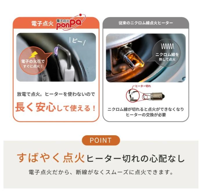 【お取り寄せ】TOYOTOMI(トヨトミ) 反射形 ポータブル石油ストーブ RS-S24R-H (グレー) 商品画像3：生活家電 ディープライス