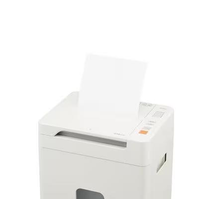 アイリスオーヤマ 除電クリーンシステム搭載 静音 自動細断210枚 クロスカット オートフィードシュレッダー AFS210C (ホワイト) 商品画像2：生活家電 ディープライス