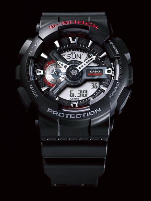 【お取り寄せ】CASIO(カシオ) アナログ／デジタル 腕時計 『G-SHOCK 110 SERIES』 GA-110-1AJF 商品画像2：生活家電 ディープライス