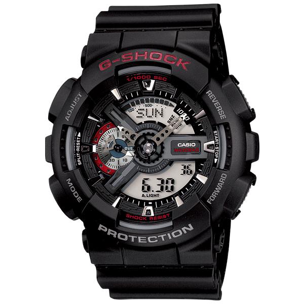 【お取り寄せ】CASIO(カシオ) アナログ／デジタル 腕時計 『G-SHOCK 110 SERIES』 GA-110-1AJF 商品画像1：生活家電 ディープライス