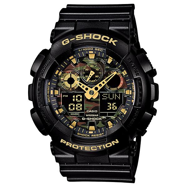 【お取り寄せ】CASIO(カシオ) アナログ／デジタル 腕時計 『G-SHOCK GA-100 SERIES』 GA-100CF-1A9JF 商品画像1：生活家電 ディープライス