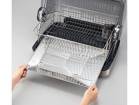 ZOJIRUSHI(象印) 食器6人分 食器乾燥器 EY-SB60-XH (ステンレスグレー) 商品画像4：生活家電 ディープライス