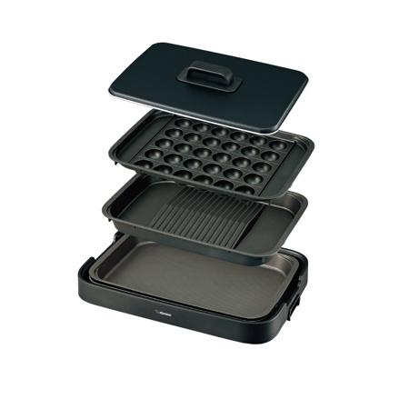 ZOJIRUSHI(象印) 深型プレートタイプ ホットプレート 『やきやき』 EA-KK30-BA (ブラック) 商品画像2：生活家電 ディープライス