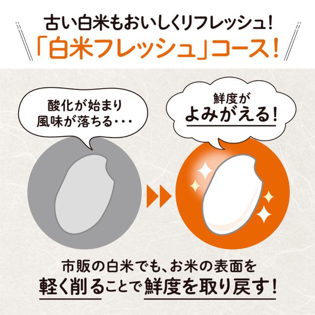 ZOJIRUSHI(象印) 家庭用精米機 『つきたて風味』 BR-WB10-WA (ホワイト) 商品画像6：生活家電 ディープライス