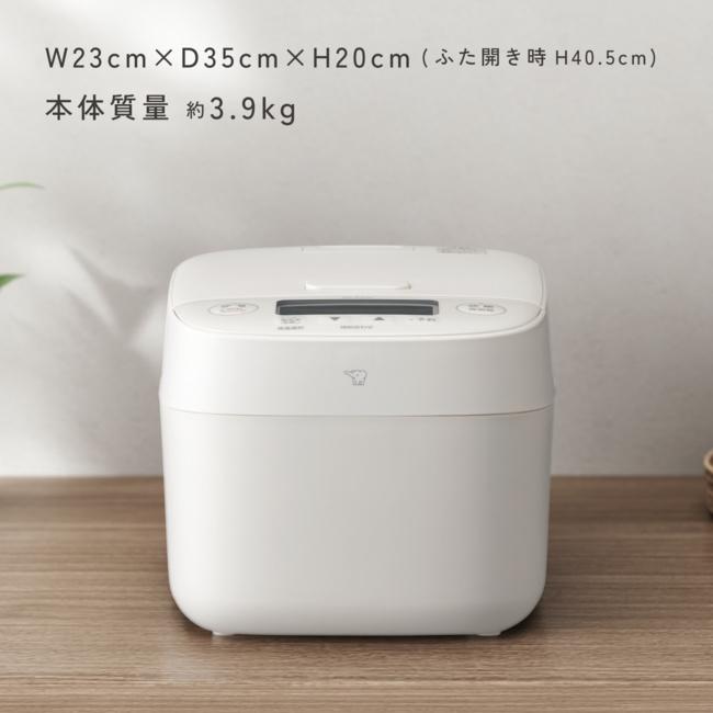 ZOJIRUSHI(象印) 5.5合炊き IH炊飯ジャー 『極め炊き』 NV-KA10-WA (ホワイト) 商品画像8：生活家電 ディープライス
