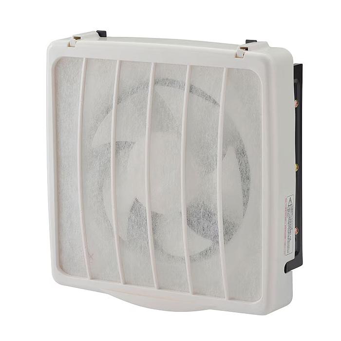 ユアサ 引き紐スイッチ連動式シャッター 羽根径20cm キッチン用 家庭用 フィ･･･