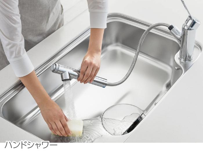 INAX(イナックス) 浄水器内蔵シングルレバー混合水栓 オールインワン浄水栓 JF-AJ461SYX-JW 商品画像3：生活家電 ディープライス