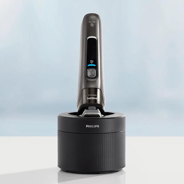 PHILIPS(フィリップス) ウェット&ドライ 電動シェーバー 『S9000シリーズ』 S9697/50 (ダーククローム) 商品画像2：生活家電 ディープライス
