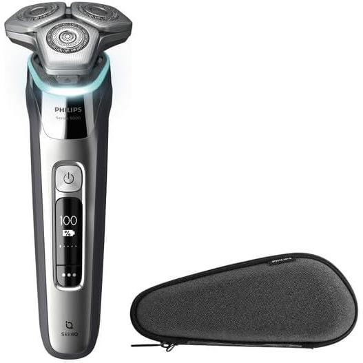 PHILIPS(フィリップス) ウェット＆ドライ電動シェーバー 『9000シリーズ』 S9985/30 (クロームシルバー) 商品画像2：生活家電 ディープライス