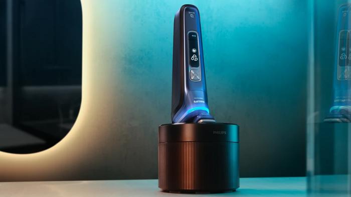 PHILIPS(フィリップス) ウェット＆ドライ 電動シェーバー 『Philips Shaver S9000』 S9980/30 (アドリアティックブルー) 商品画像4：生活家電 ディープライス