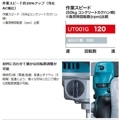 マキタ UT001GZ (本体のみ) (バッテリ・充電器・ケース別売) 40Vmax 充電式カクハン機 商品画像3：e-tool