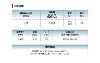 マキタ(makita) 125mm 電子コンクリートカンナ PC5010C 平S字型
