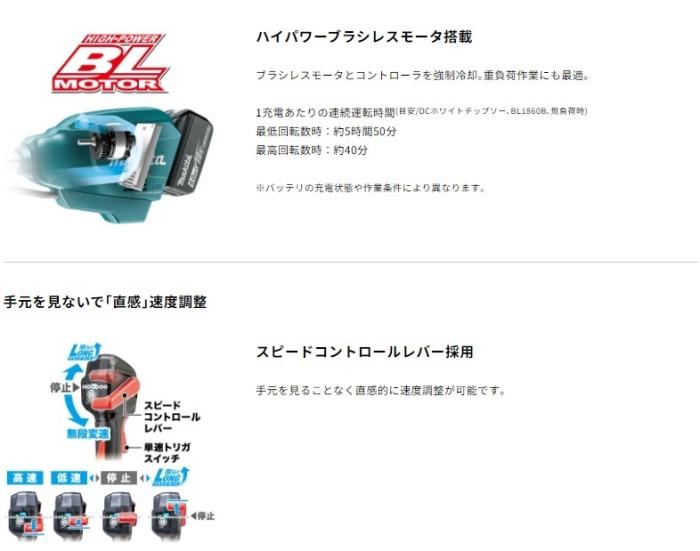 「大型商品」発送先に会社名・屋号が必要です。マキタ MUR195LDZ 本体のみ (バッテリ・充電器別売) 18V 充電式草刈機 ループハンドル 商品画像3：e-tool