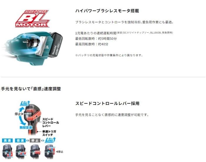 「大型商品」発送先に会社名・屋号が必要です。マキタ MUR195UDZ 本体のみ (バッテリ・充電器別売) 18V 充電式草刈機 Uハンドル 商品画像3：e-tool