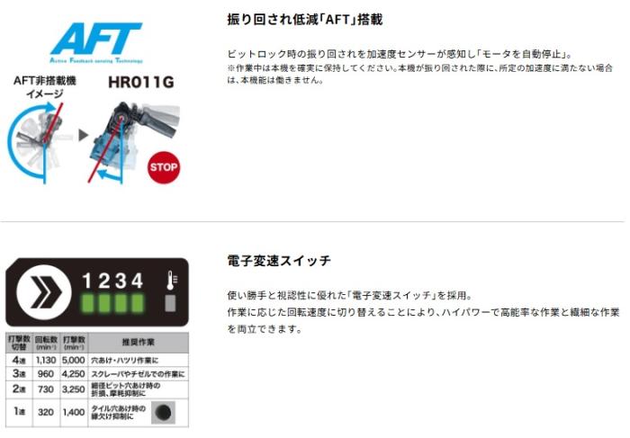 マキタ HR011GZKV (本体+ケース+集じんシステム付) (バッテリ・充電器別売) 28mm 充電式ハンマドリル SDSプラス 40Vmax 商品画像7：e-tool