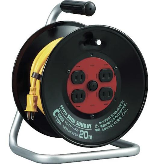 ハタヤ C-20SIN シンサンデーリール 20m 単相100V型 温度センサーなし HATAYA