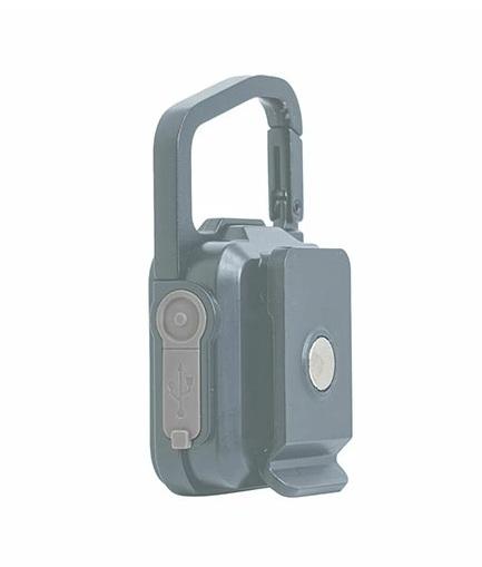充電式スーパーフラッシュライト6W グレイッシュブルー COB-WL006GB ライテックス 商品画像3：e-tool