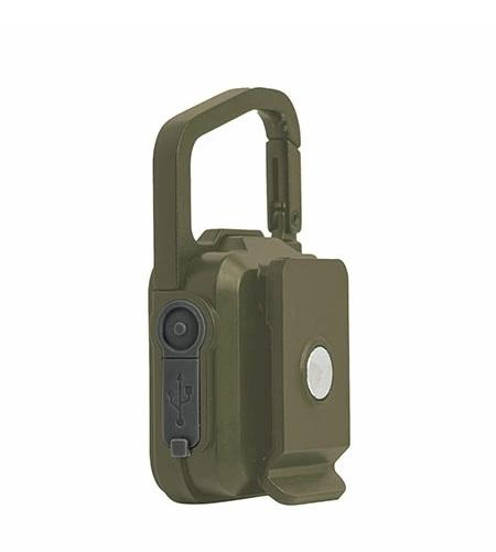 充電式スーパーフラッシュライト6W カーキ COB-WL008KH ライテックス 商品画像3：e-tool