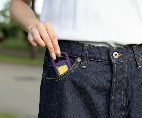 充電式スーパーフラッシュライト6W パープル COB-WL010PU ライテックス 商品画像3：e-tool