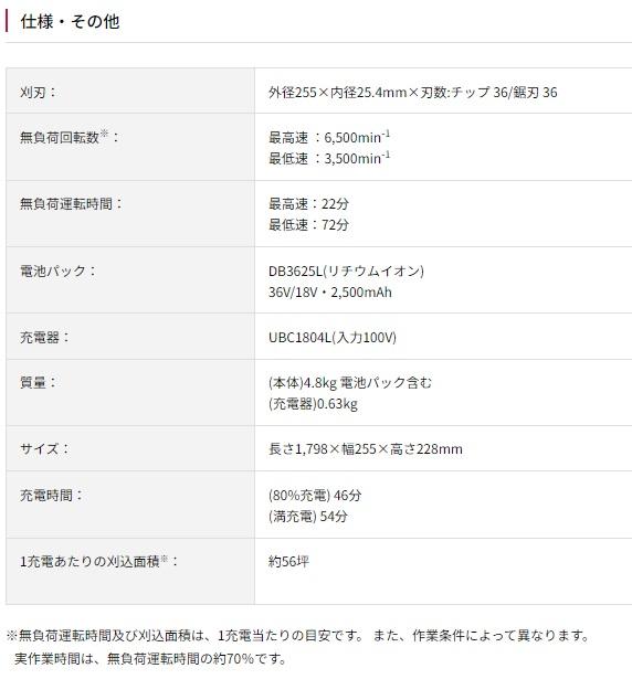 「大型商品」発送先に会社名・屋号が必要です。京セラ　DK3610LL2(バッテリ1個・充電器付)　ループハンドル　充電式刈払機　661601A　255mm　草刈機　リョービ 商品画像5：e-tool