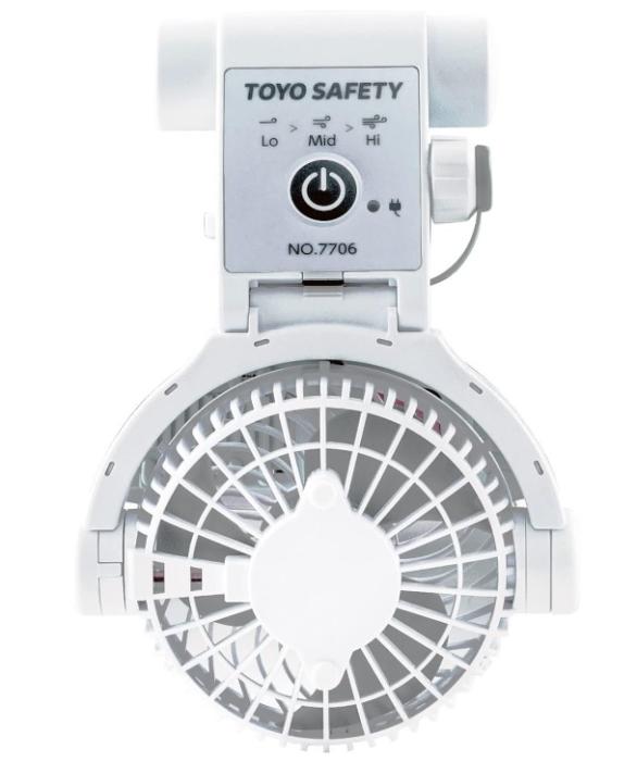 TOYO ヘルメット取付式送風機 WINDY4 充電式 No.7706 商品画像1：e-tool