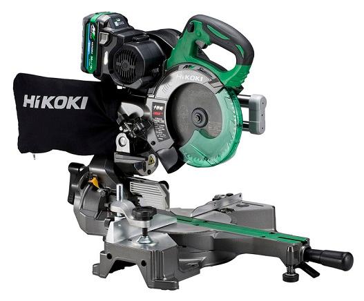 「大型商品」発送先に会社名・屋号が必要です。ハイコーキ C3606DRB(K)(XPSZ) (バッテリ1個・充電器付) 165mm コードレス卓上スライド丸のこ 36V 商品画像1：e-tool