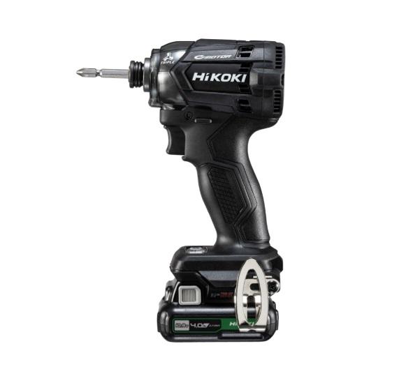 ハイコーキ WH12DCA(2LSB) (バッテリ2個・充電器・ケース付) ストロングブラック 10.8V インパクトドライバ 商品画像1：e-tool