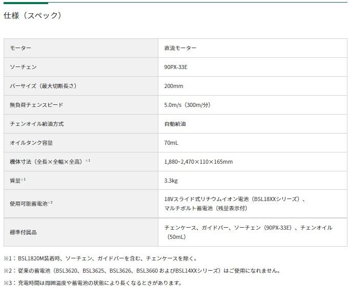 「大型商品」発送先に会社名・屋号が必要です。ハイコーキ CSP1820DA(NN) (バッテリ・充電器別売) 充電式 ポールソー チェンソー 18V 商品画像5：e-tool