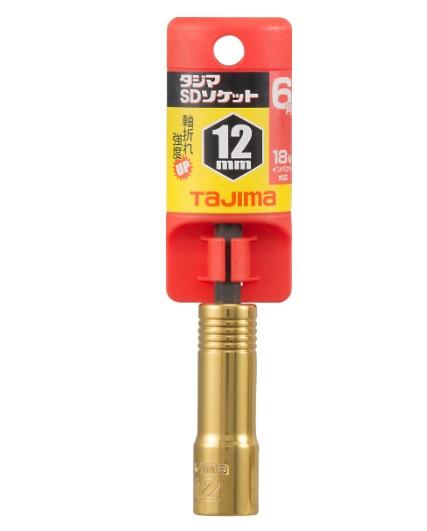 タジマ SDソケット 12mm 6角 TSK-SD12-6K Tajima