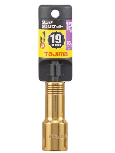 タジマ SDソケット 19mm 12角 TSK-SD19-12K Tajima