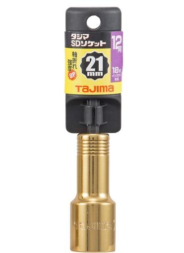 タジマ SDソケット 21mm 12角 TSK-SD21-12K Tajima