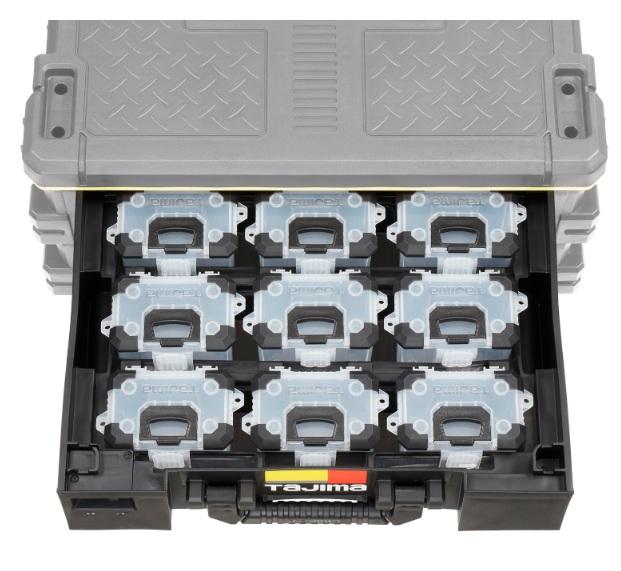 タジマ TB-PCS9 セフパーツケースSサイズ9個セットトレイ TJM TAJIMA 商品画像3：e-tool
