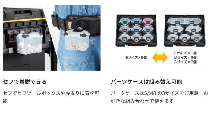 タジマ TB-PCS セフパーツケースSサイズ TJM TAJIMA 商品画像5：e-tool