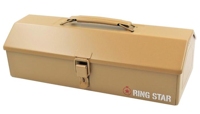 リングスター Y-350M-DS 山型 スチール 工具箱 RING STAR x GranGear コラボ商品 デザートカラー 商品画像1：e-tool