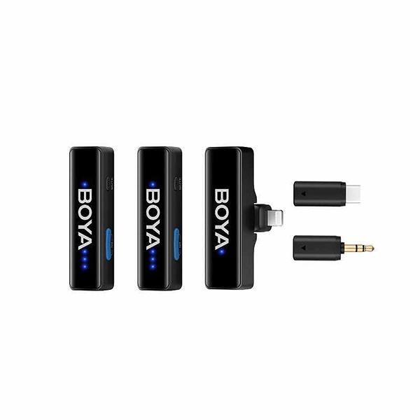 LINK(ブラック) コンパクト オールインワン ワイヤレスマイク USB Type-C、Lightningコネクタ対応 商品画像12：総合通販サイト 家電横丁