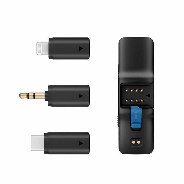LINK(ブラック) コンパクト オールインワン ワイヤレスマイク USB Type-C、Lightningコネクタ対応 商品画像9：総合通販サイト 家電横丁