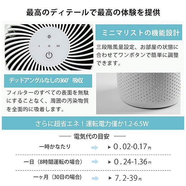 Levoit Core Mini [グレー] 商品画像8：総合通販サイト 家電横丁