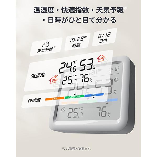 SwitchBot スイッチボット W4900000 SwitchBot 温湿度計 Pro W4900000 商品画像6：総合通販サイト 家電横丁