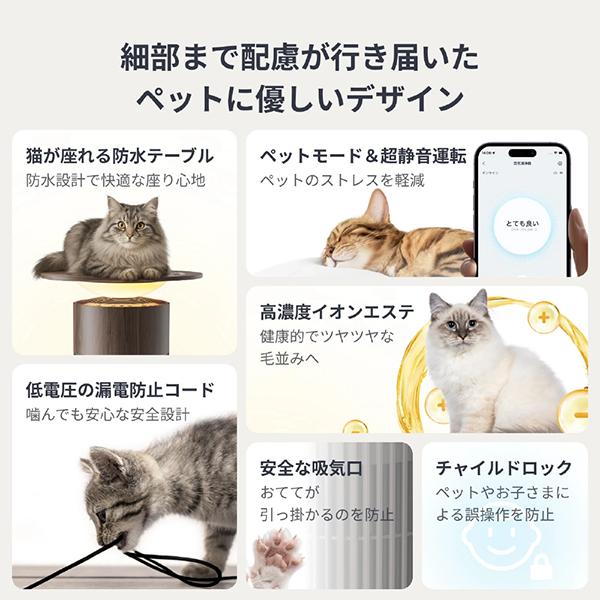 SwitchBot 空気清浄機 Table W5302315 [ウォールナット] 商品画像9：総合通販サイト 家電横丁
