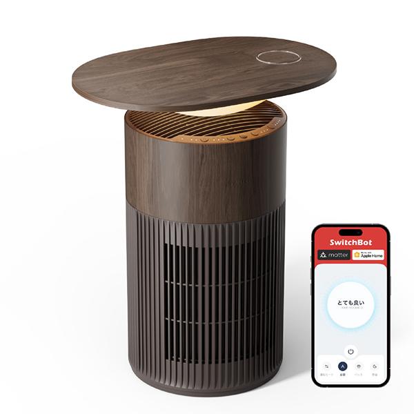 SwitchBot 空気清浄機 Table W5302315 [ウォールナット] 商品画像1：総合通販サイト 家電横丁