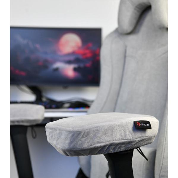 Arozzi AZ-MFPAD-GY アームレストパッド [W135ｘD270ｘH40mm] Memory Foam Armrest Pads グレー AZ-MFPAD-GY 商品画像6：総合通販サイト 家電横丁